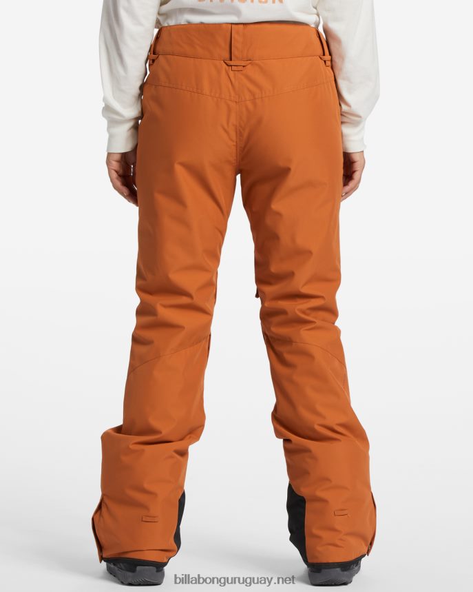 pantalones de nieve con aislamiento a/div malla mujer adobe DR68442557 Billabong