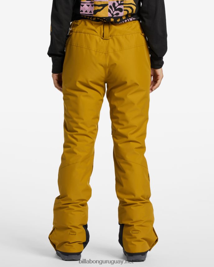 pantalones de nieve con aislamiento a/div malla mujer musgo fresco DR68442551 Billabong