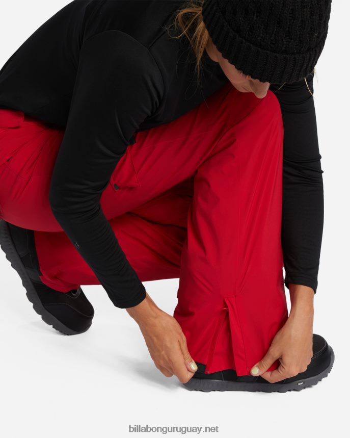 pantalones de nieve con aislamiento a/div nela 15k mujer escarlata DR68442559 Billabong