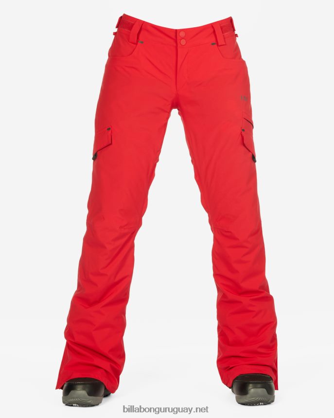 pantalones de nieve con aislamiento a/div nela 15k mujer escarlata DR68442559 Billabong