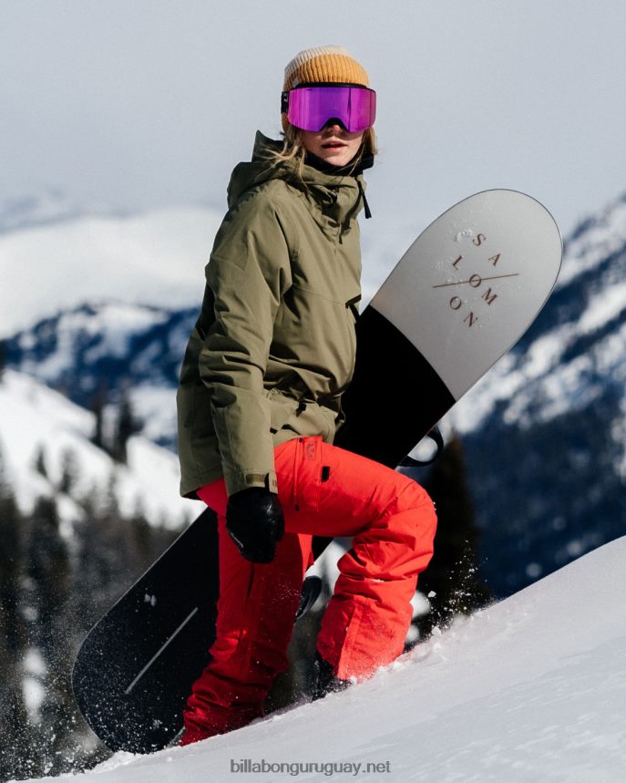 pantalones de nieve con aislamiento nela mujer fuego rojo DR68442564 Billabong