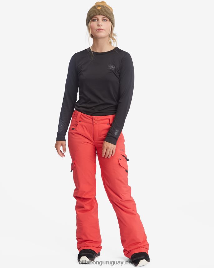 pantalones de nieve con aislamiento nela mujer fuego rojo DR68442564 Billabong