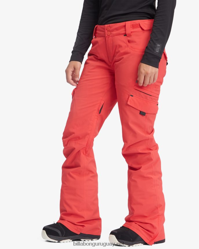 pantalones de nieve con aislamiento nela mujer fuego rojo DR68442564 Billabong