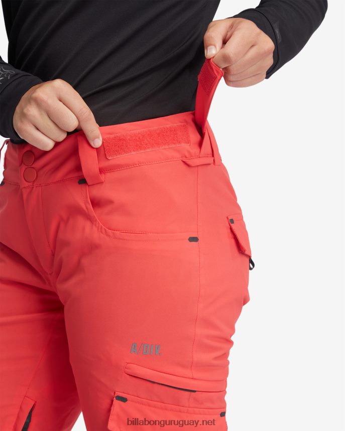 pantalones de nieve con aislamiento nela mujer fuego rojo DR68442564 Billabong