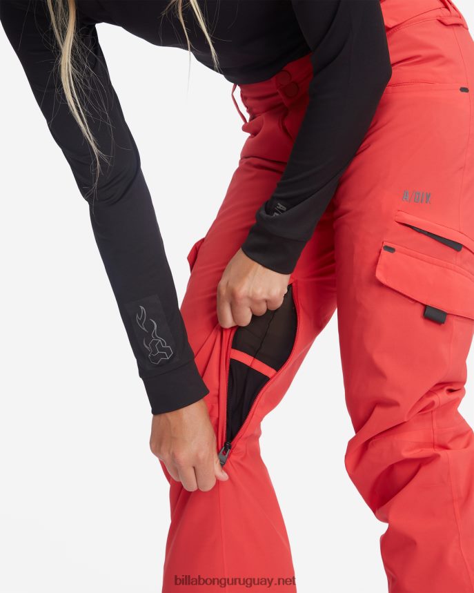 pantalones de nieve con aislamiento nela mujer fuego rojo DR68442564 Billabong