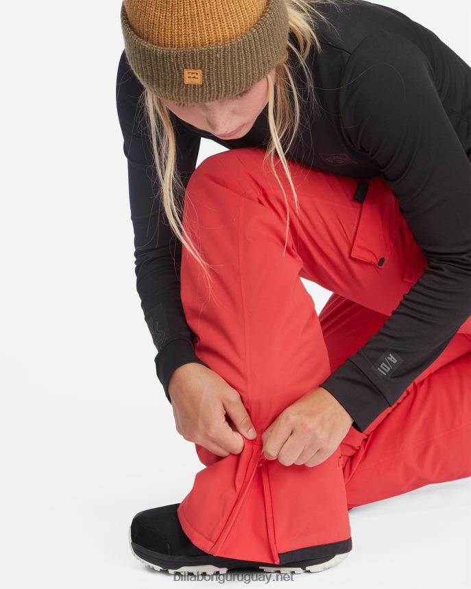 pantalones de nieve con aislamiento nela mujer fuego rojo DR68442564 Billabong