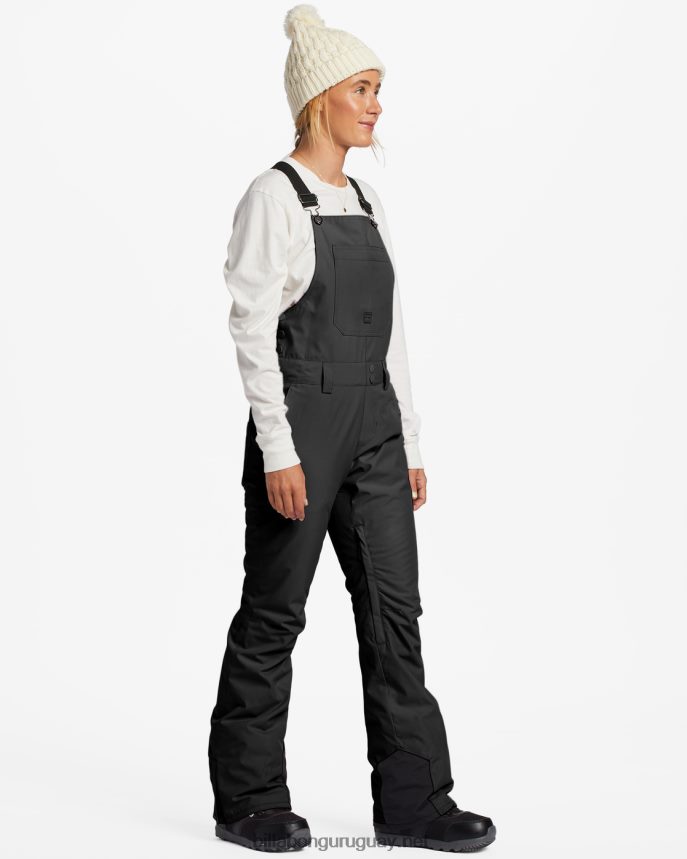 pantalones de nieve con pechera y aislamiento a/div riva 10k mujer negro DR68442563 Billabong