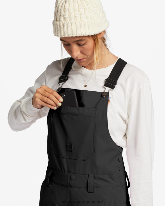 pantalones de nieve con pechera y aislamiento a/div riva 10k mujer negro DR68442563 Billabong