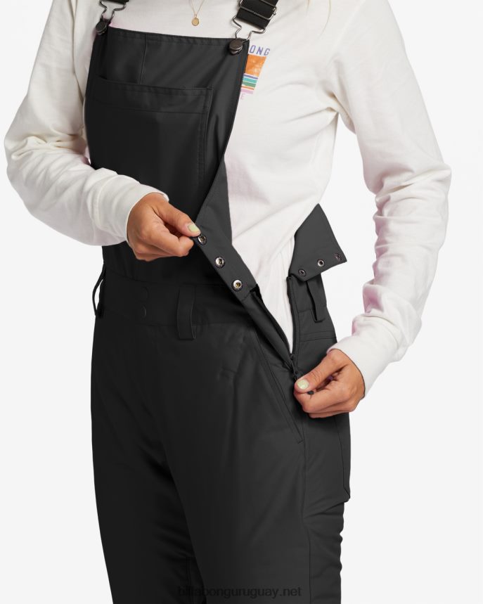 pantalones de nieve con pechera y aislamiento a/div riva 10k mujer negro DR68442563 Billabong