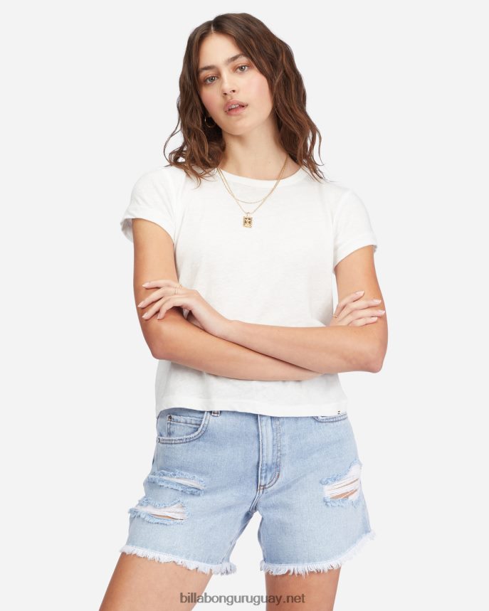 ¿Qué tal esos pantalones cortos de mezclilla mujer enjuague índigo DR68442267 Billabong