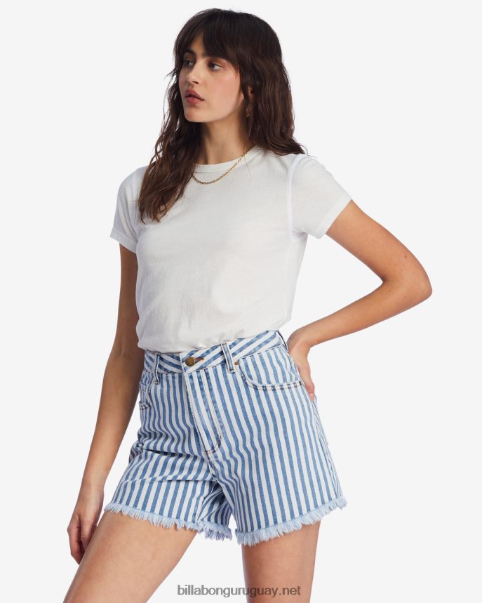 ¿Qué tal esos pantalones cortos de mezclilla mujer spray de surf DR68442162 Billabong