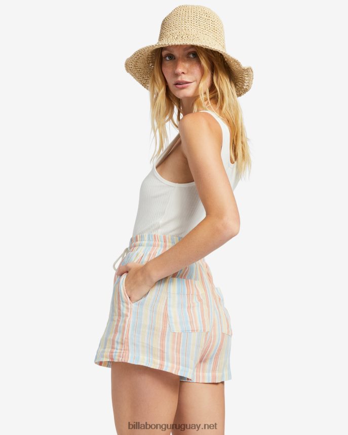 bermudas elásticas day tripper mujer cristal de sal DR68441779 Billabong