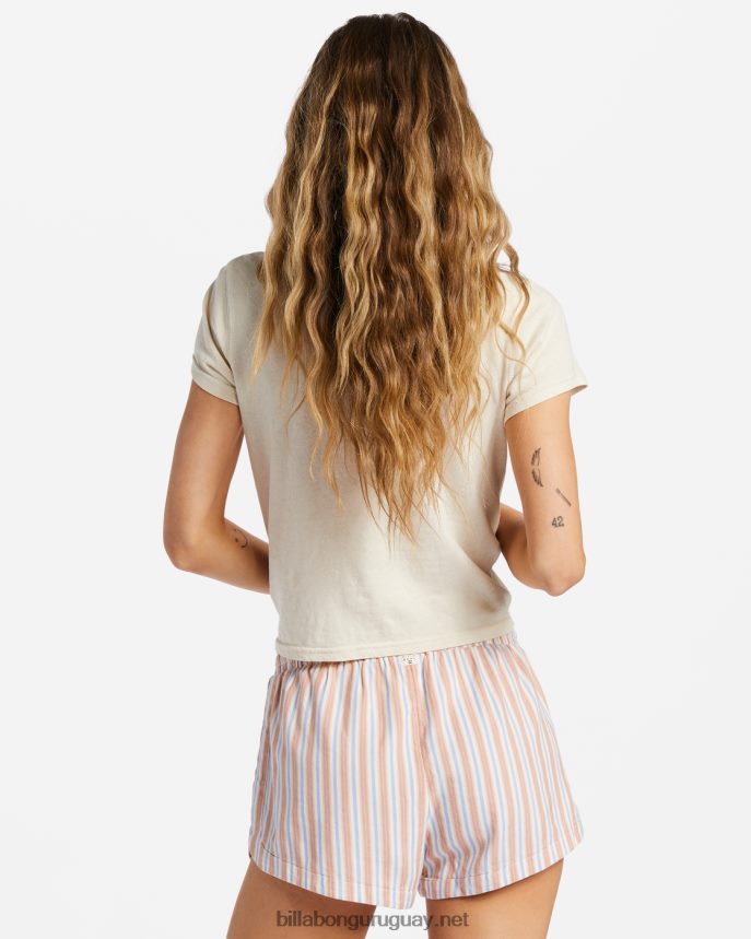 pantalones cortos con cinturilla elástica mujer de la nada DR68442048 Billabong