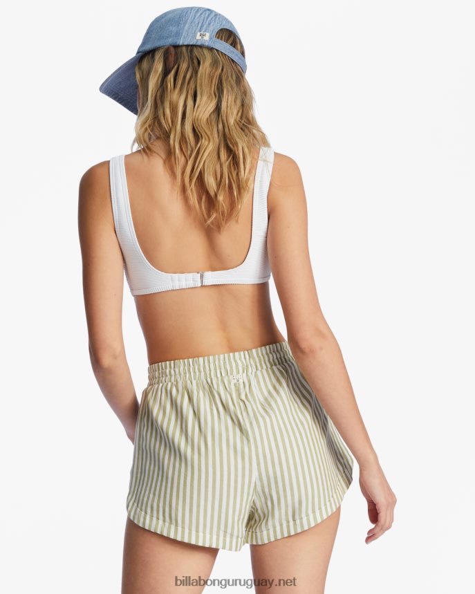 pantalones cortos con cinturilla elástica mujer palta DR68442111 Billabong
