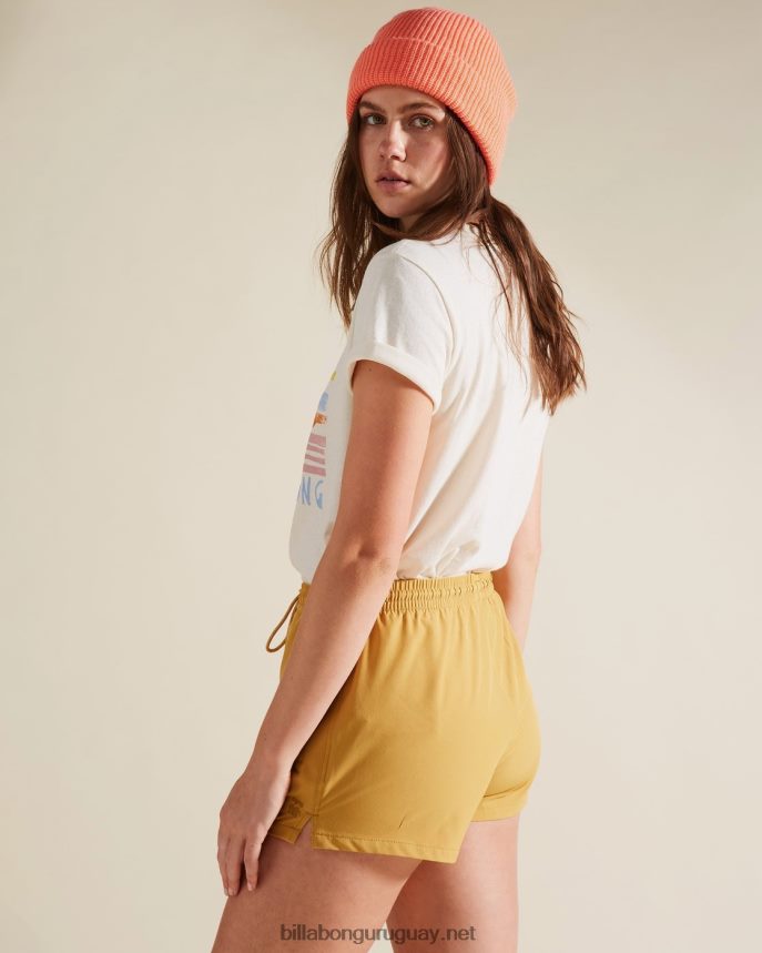 pantalones cortos de aventura relajados a/div mujer Miel salvaje DR68442295 Billabong