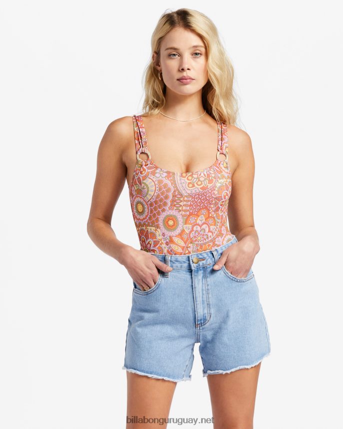 pantalones cortos de mezclilla billabong x smiley sonríe a ti mujer lavado sonriente DR68442133