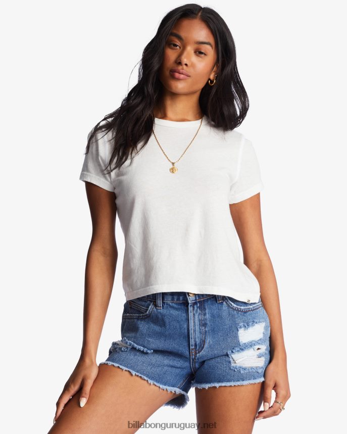 pantalones cortos de mezclilla deshilachados mujer Denim oscuro DR68442165 Billabong