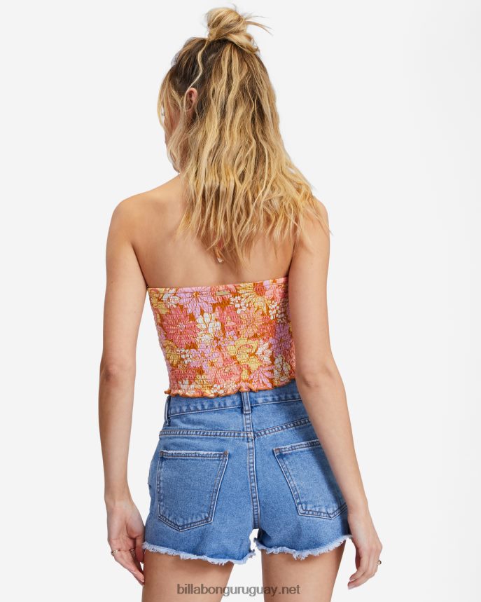 pantalones cortos de mezclilla deshilachados mujer costa azul DR68442249 Billabong