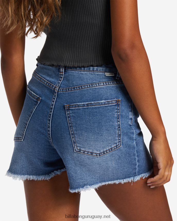 pantalones cortos de mezclilla tan atrevidos mujer Denim oscuro DR68441875 Billabong