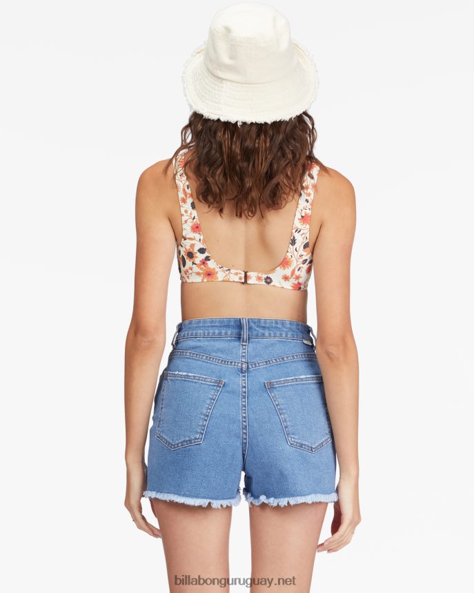 pantalones cortos de mezclilla tan atrevidos mujer costa azul DR68442019 Billabong