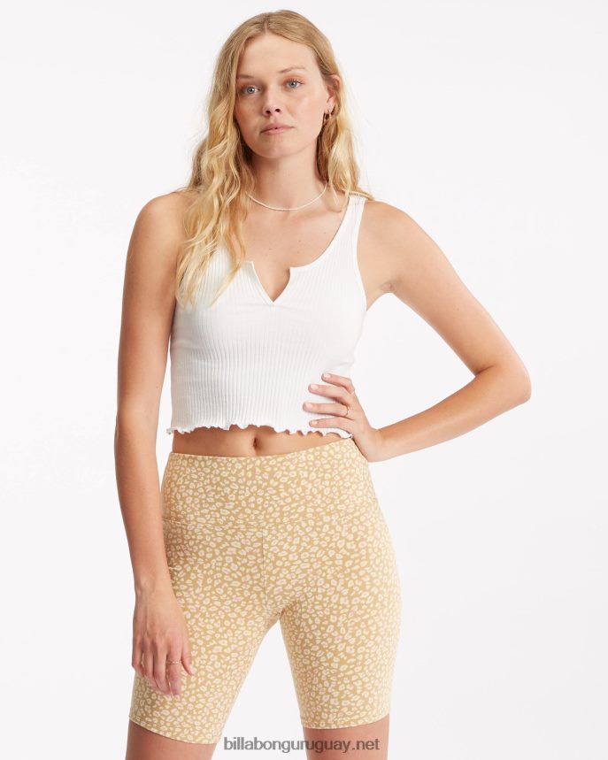 pantalones cortos de motociclista mujer luz puesta de sol de oro DR68442316 Billabong