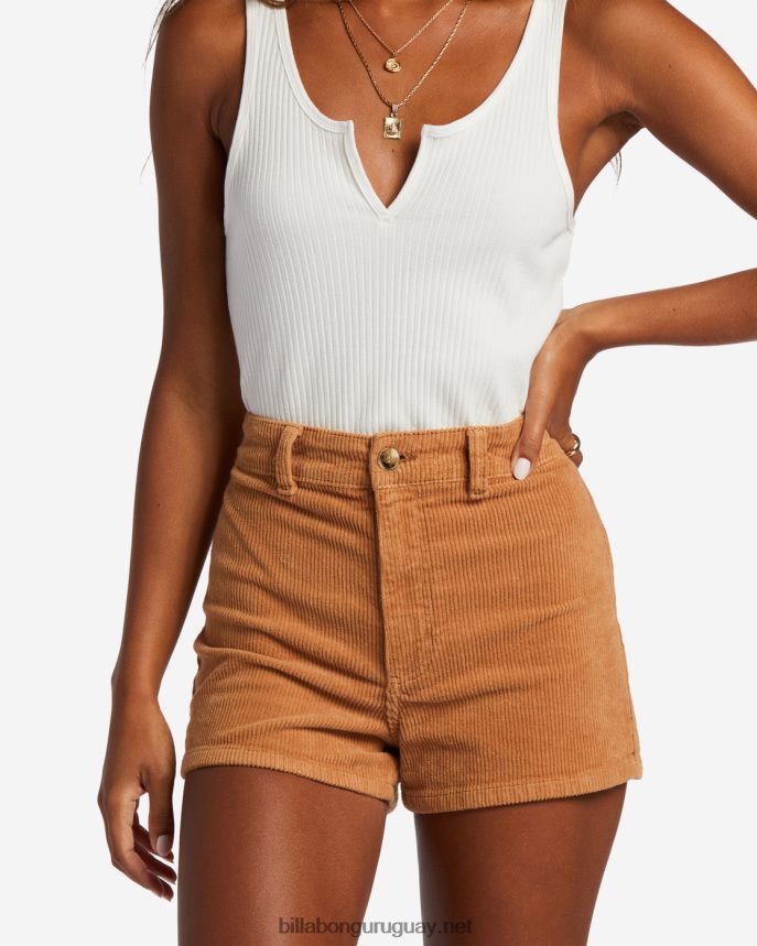 pantalones cortos de pana de caída libre mujer especia de verano DR68441759 Billabong