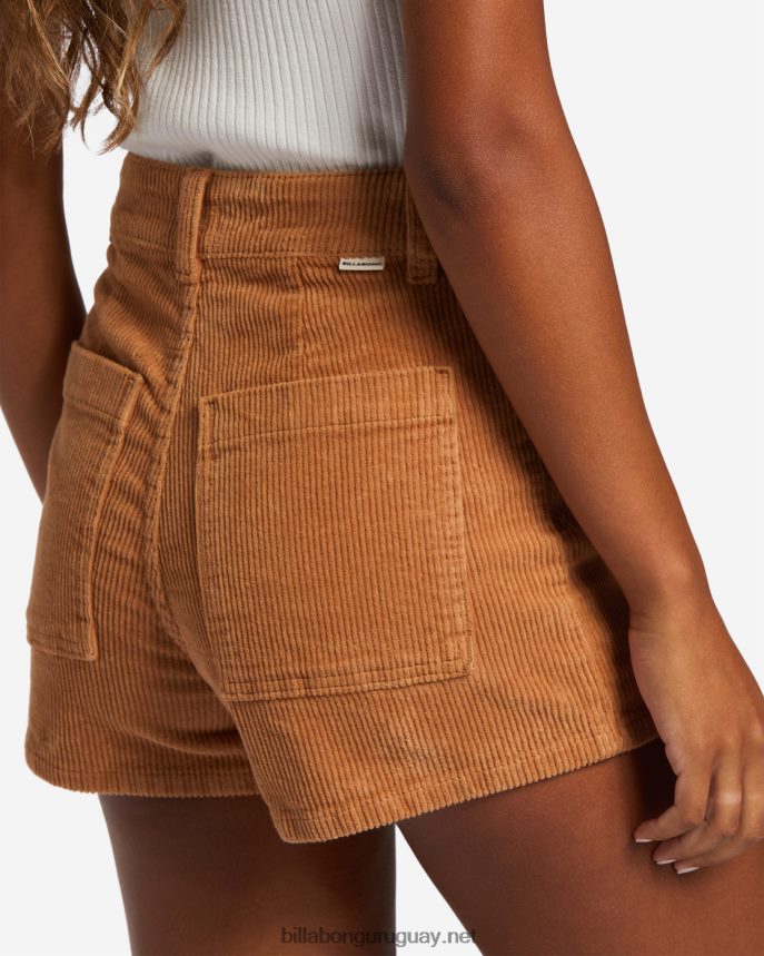 pantalones cortos de pana de caída libre mujer especia de verano DR68441759 Billabong