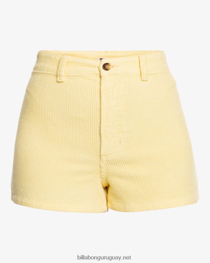 pantalones cortos de pana de caída libre mujer rayo de sol DR68441760 Billabong