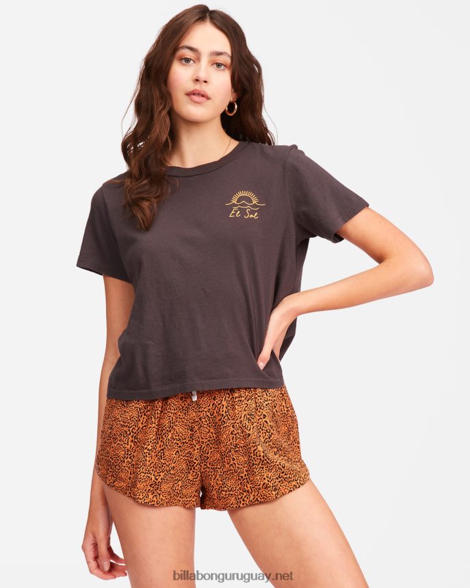 pantalones cortos de viaje por carretera mujer caramelo DR68442355 Billabong