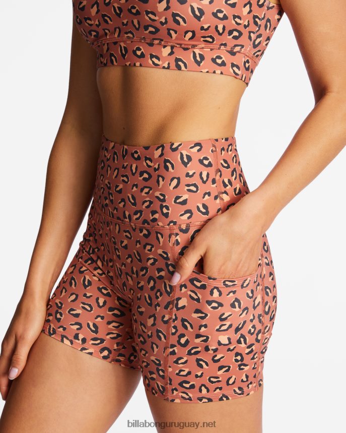 shorts ciclistas a/div cumbre 5 mujer besa la tierra DR68441711 Billabong