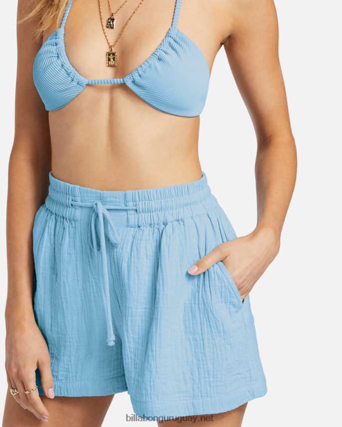 shorts con cintura elástica mujer cielo de verano DR68441767 Billabong