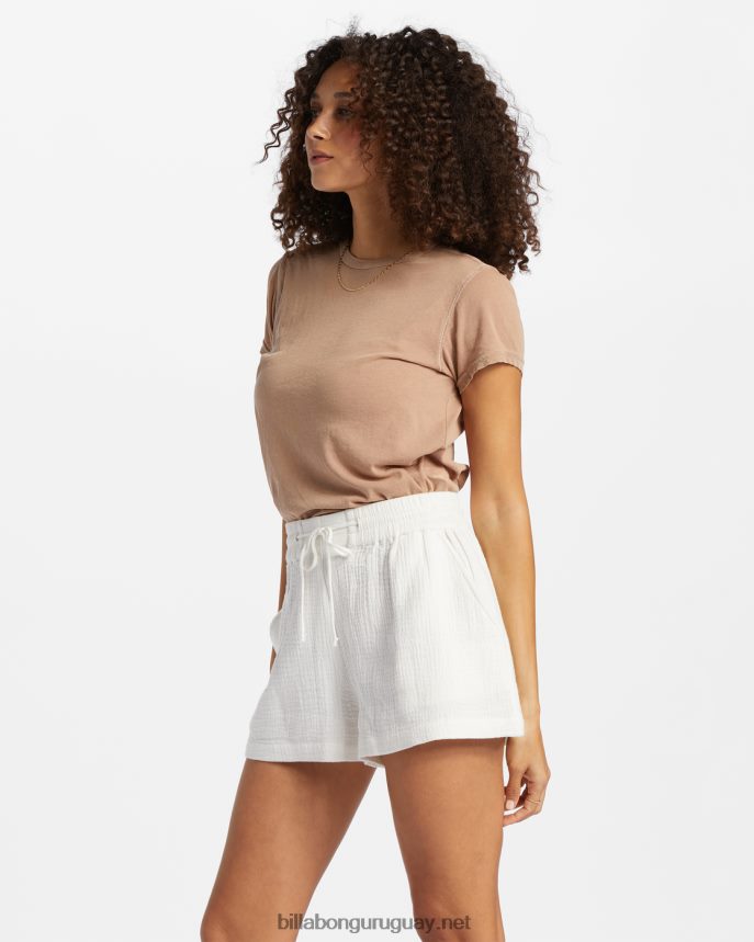 shorts con cintura elástica mujer cristal de sal DR68441787 Billabong