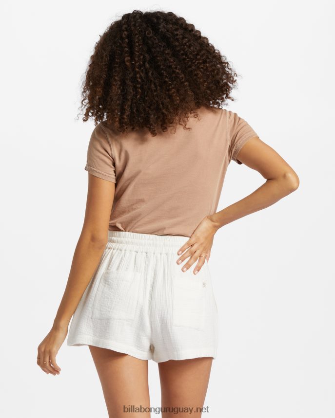 shorts con cintura elástica mujer cristal de sal DR68441787 Billabong