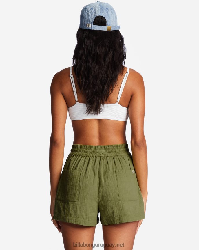 shorts con cintura elástica mujer palta DR68441937 Billabong