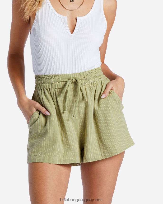 shorts con cintura elástica mujer palta DR68442090 Billabong