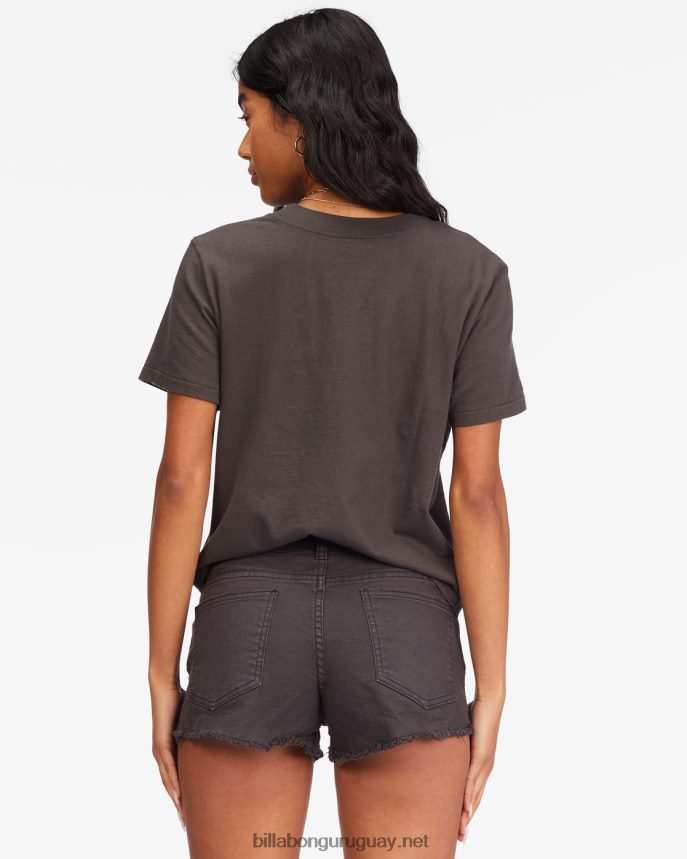 shorts de mezclilla con corazones ligeros mujer apagado negro DR68442336 Billabong