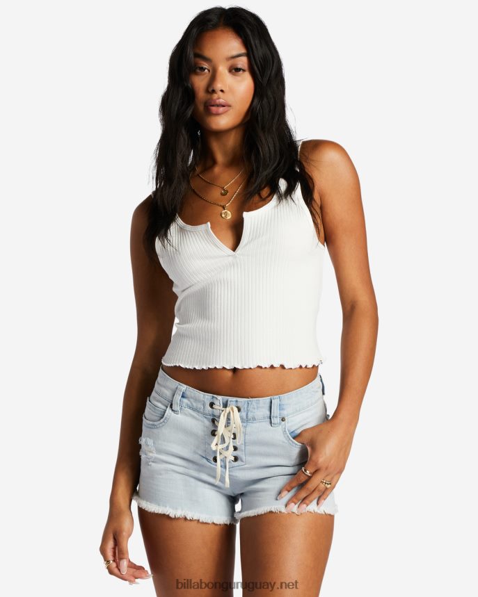 shorts de mezclilla con corazones ligeros mujer ácido DR68441876 Billabong