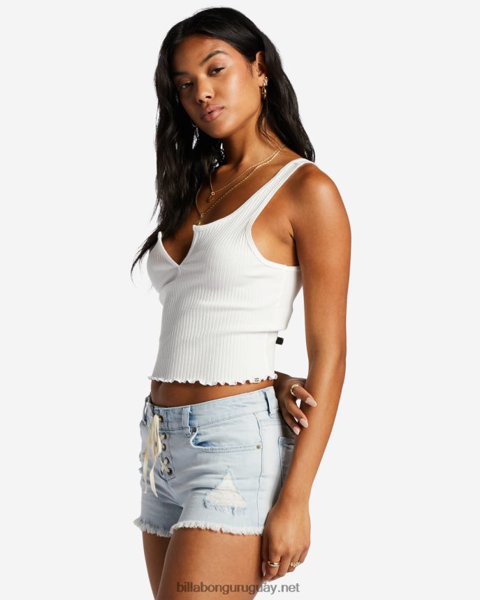 shorts de mezclilla con corazones ligeros mujer ácido DR68441876 Billabong