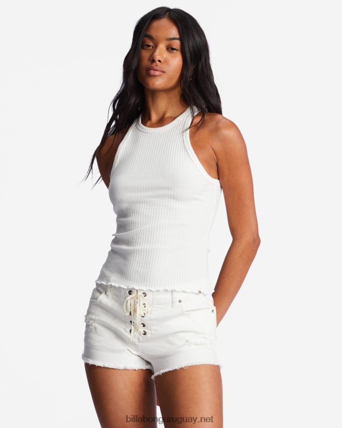 shorts de mezclilla con corazones ligeros mujer cristal de sal DR68441933 Billabong