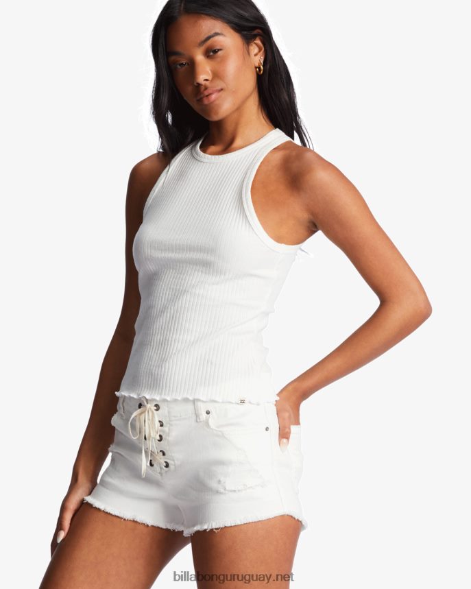 shorts de mezclilla con corazones ligeros mujer cristal de sal DR68441933 Billabong