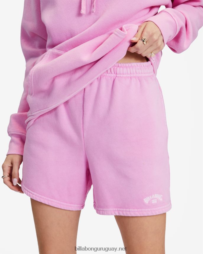 shorts deportivos de cintura alta surf classic 5 mujer paraíso rosa DR68442325 Billabong