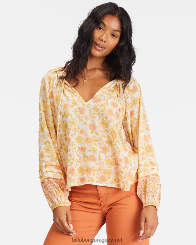 blusa de manga larga con corazón libre mujer cristal de sal DR68442266 Billabong