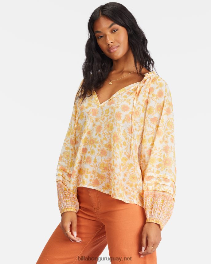 blusa de manga larga con corazón libre mujer cristal de sal DR68442266 Billabong