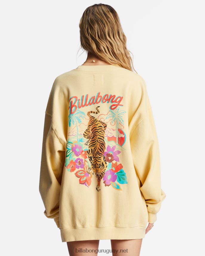 paseo en sudadera extragrande con cuello redondo mujer aumento del sol DR68441988 Billabong