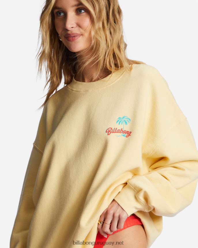 paseo en sudadera extragrande con cuello redondo mujer aumento del sol DR68441988 Billabong