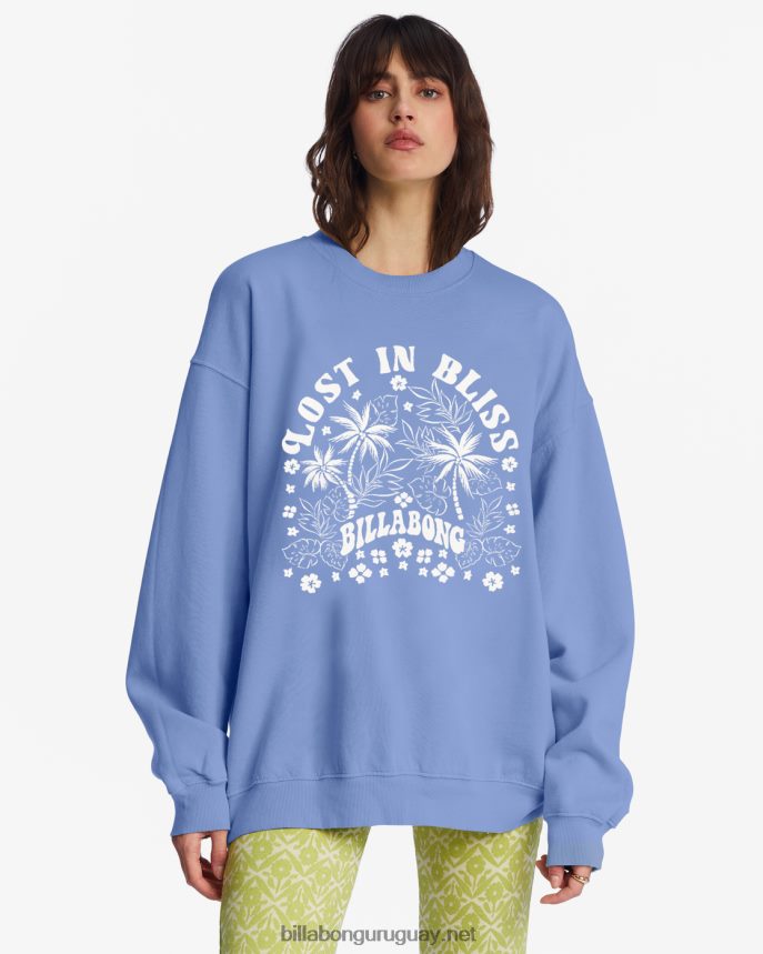 paseo en sudadera extragrande con cuello redondo mujer buenas mareas DR68441987 Billabong
