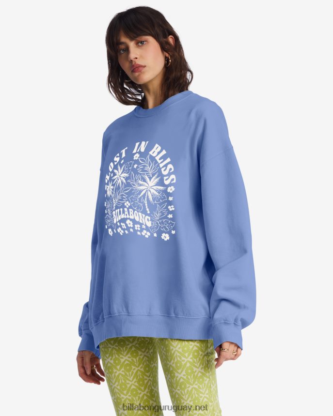 paseo en sudadera extragrande con cuello redondo mujer buenas mareas DR68441987 Billabong