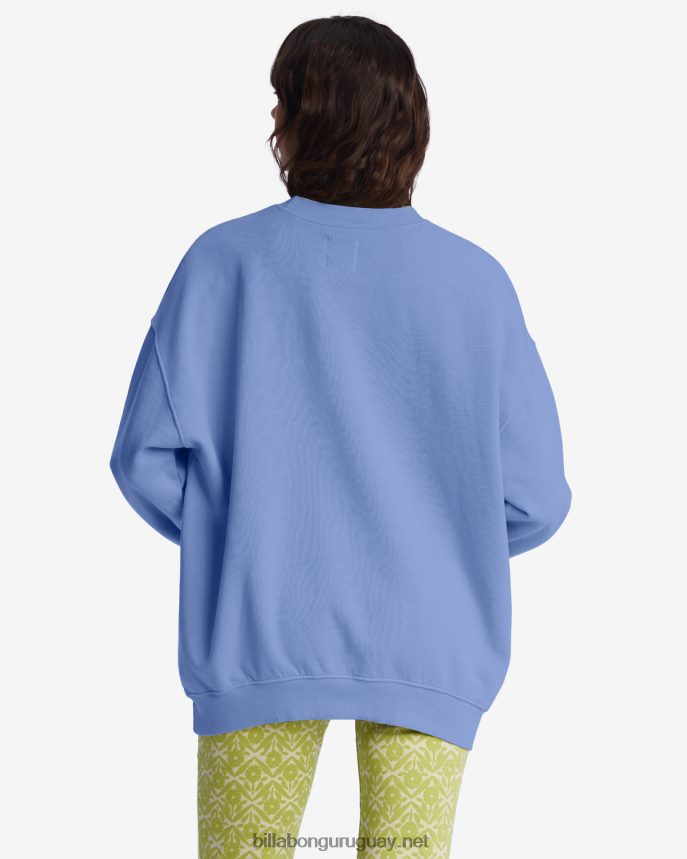 paseo en sudadera extragrande con cuello redondo mujer buenas mareas DR68441987 Billabong