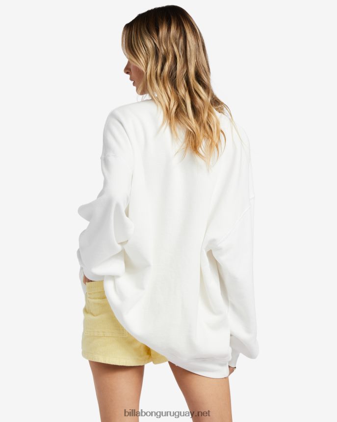 paseo en sudadera extragrande con cuello redondo mujer cristal de sal DR68441866 Billabong