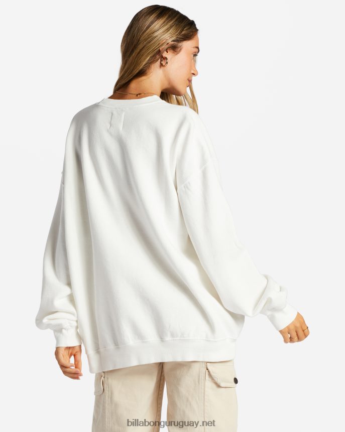 paseo en sudadera extragrande con cuello redondo mujer cristal de sal DR68442053 Billabong